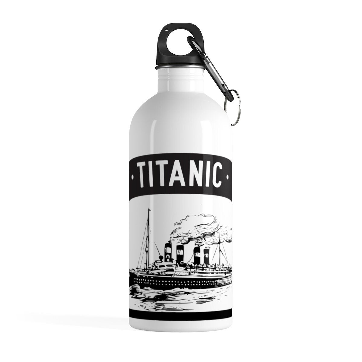 Titanic old movie style bottle, best gift for sea traveler, gym lover gift