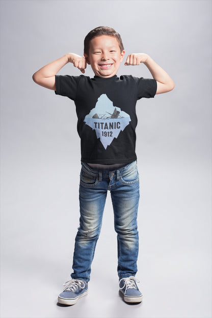 Titanic sinks 1912 t shirt, Titanic movie t shirts, vintage birthday tee for boy, 2-10 years old