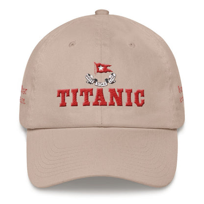 Titanic dad hat, embroidery dad cap, vintage trucker hat, embroidery font print