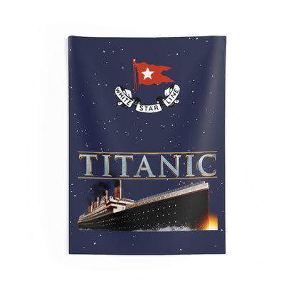 Indoor Wall Tapestries Titanic wall art, wall decor for boys room, tapestry wall hanging, boy room decor