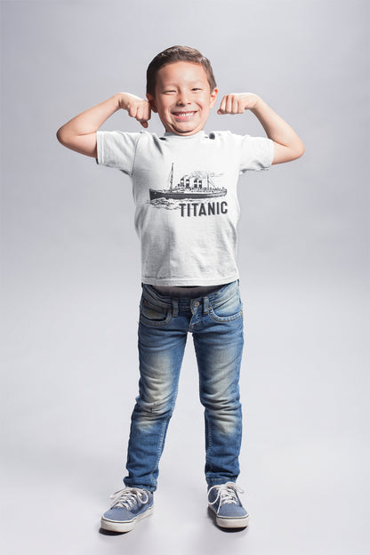 Vintage Titanic shirt, old movie t shirt, R.M.S Titanic party clothes, gift for pupil