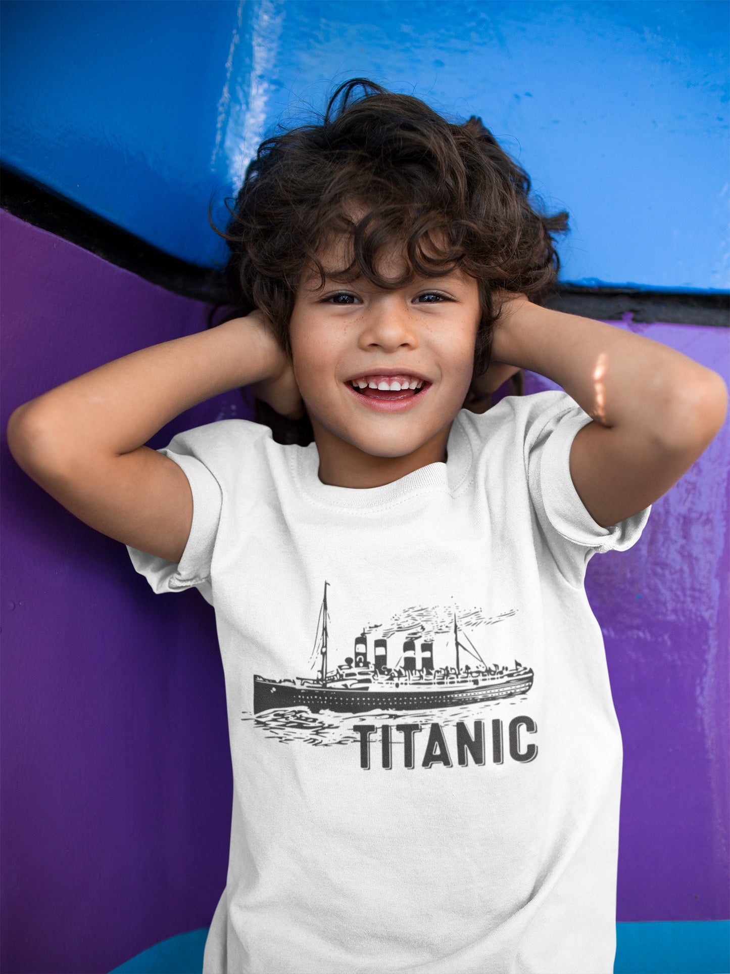 Vintage Titanic shirt, old movie t shirt, R.M.S Titanic party clothes, gift for pupil