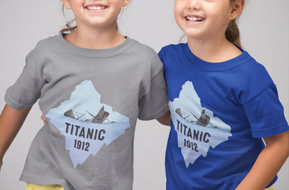 Titanic sinks 1912 t shirt, Titanic movie t shirts, vintage birthday tee for boy, 2-10 years old