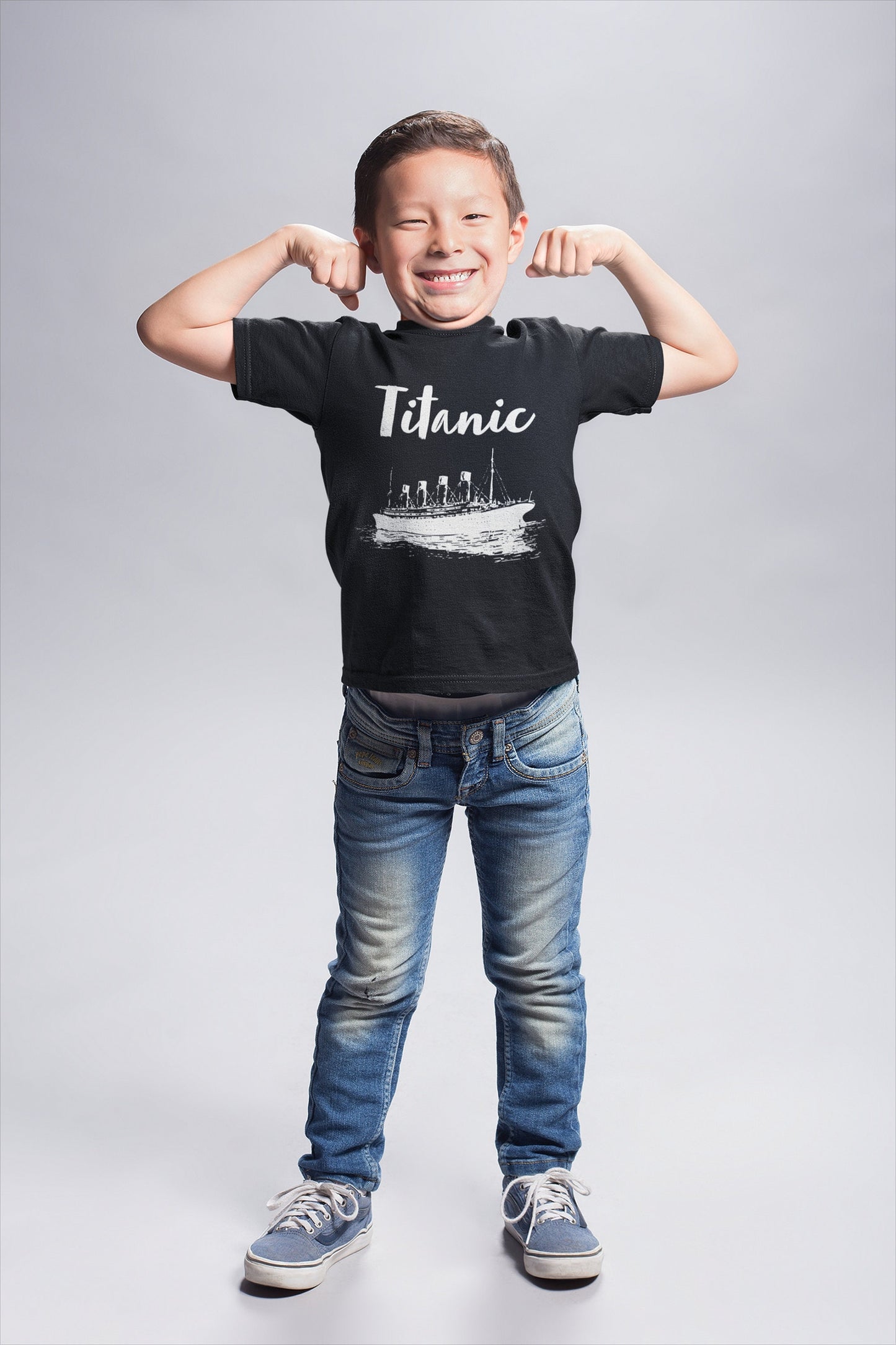 Vintage clothing Titanic, kid's 2-10 years travel shirt, Titanic party gift boy, movie t shirts