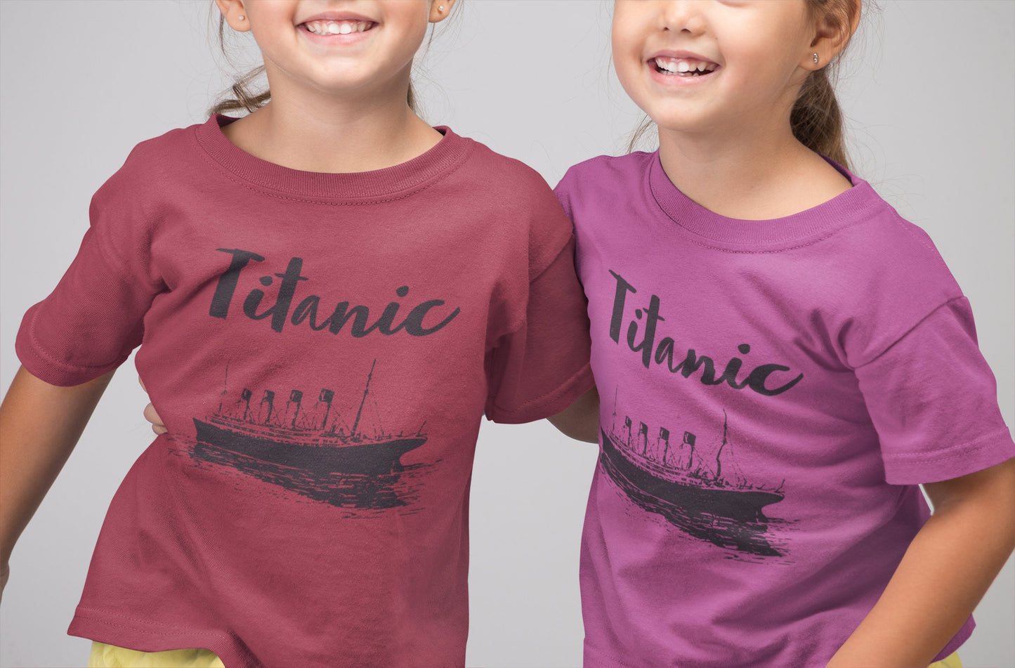 Titanic handmade shirt, travel tee shirt for summer adventures, 2-10 years old