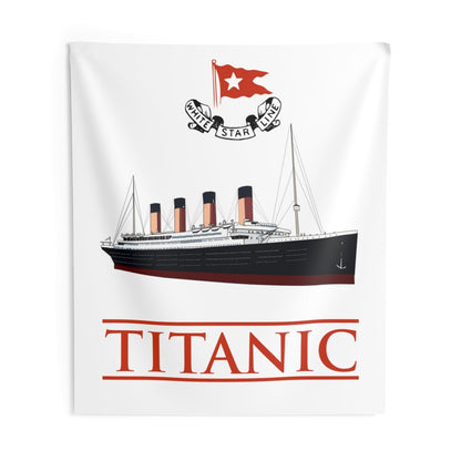 Titanic wall art, nursery decor boy, tapestry wall hanging, gift for teen boy