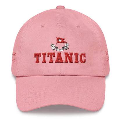 Titanic dad hat, embroidery dad cap, vintage trucker hat, embroidery font print