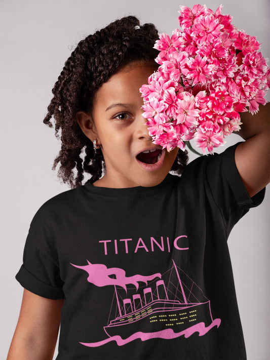 R.M.S Titanic adventure t shirt, summer cruise t-shirt for girl, 2-10 years old