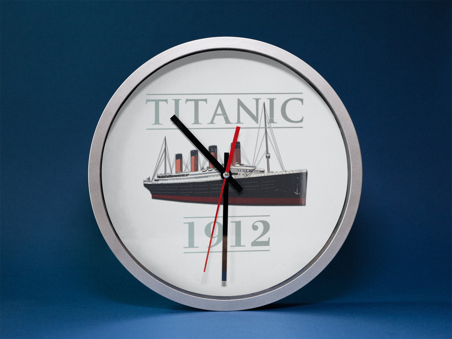 Titanic large wall clock, kitchen wall clock, unique wall clocks, Titanic personalized clock