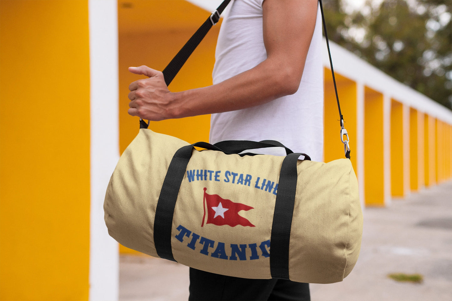 Titanic duffl bag, mixed martial arts lover gift, MMA funny bag