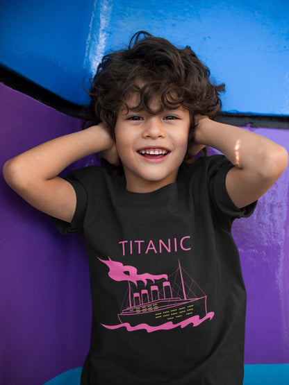 R.M.S Titanic adventure t shirt, summer cruise t-shirt for girl, 2-10 years old