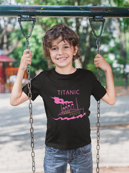 R.M.S Titanic adventure t shirt, summer cruise t-shirt for girl, 2-10 years old