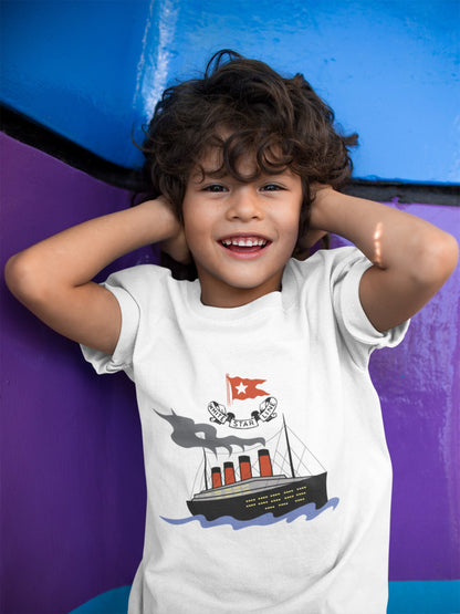 Adventure t shirt, Titanic summer cruise t-shirt for boy, 2-10 years old