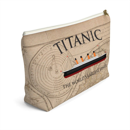 School pencil case with Titanic the world's biggest liner, gift for the pupil history buff - Titanic lover