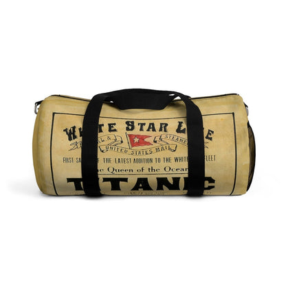 Titanic personalized duffel bag - White Star Line mens duffel bag - 10 year old boy gift, child duffel bag