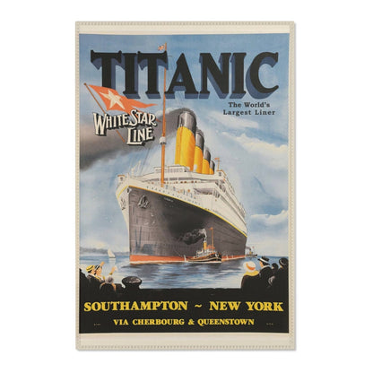 Area Rugs with Titanic, White Star Line vintage area rugs - 8 year old girl gift, kids area rugs for 6 year old boy