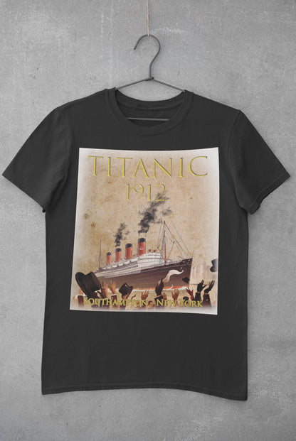 Titanic custom name shirt, handmade clothing - personalized reusable Titanic gift for Titanic party, 12 year old boy gift