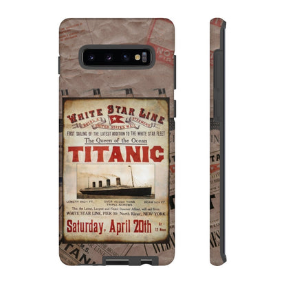 White Star Line tough cases, RMS Titanic The Queen of the Ocean phone cases, 9 year old boy gift - phone+cases