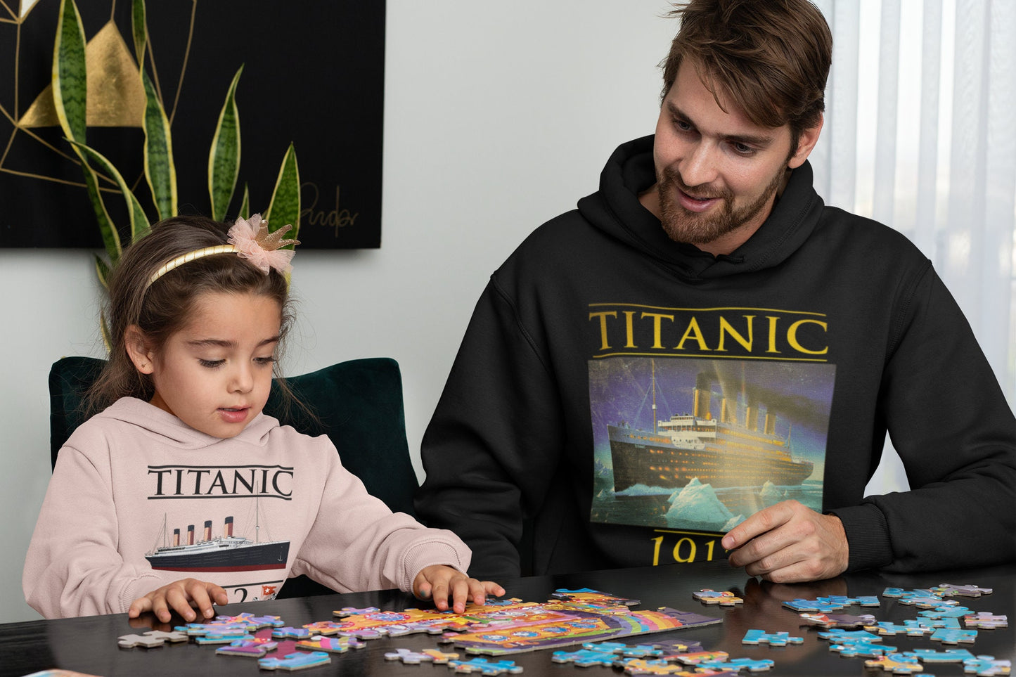 Kid's name puzzles, Titanic  jigsaw puzzles for children, 8-year-old gift, name puzzles with personalization