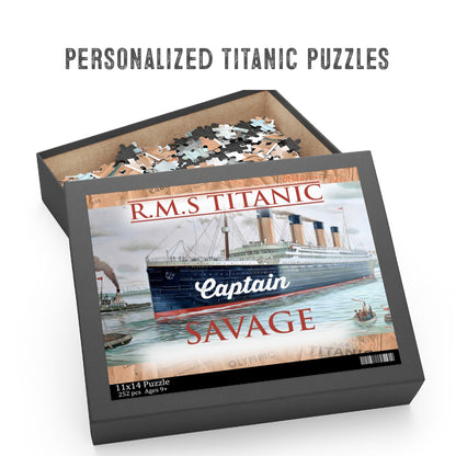 Kid's name puzzles, Titanic  jigsaw puzzles for children, 8-year-old gift, name puzzles with personalization