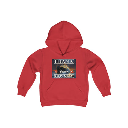 Titanic gift for the Titanic lover - custom hoodie with child name, personalization sweatshirt for history buff