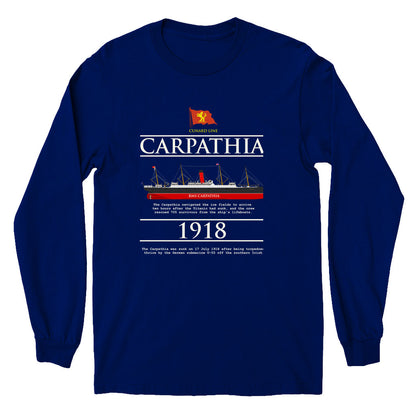 Carpathia shirt, Titanic custom t shirt - long sleeve tshirt for boys and girls, custom kids Titanic clothes ocean theme party tee