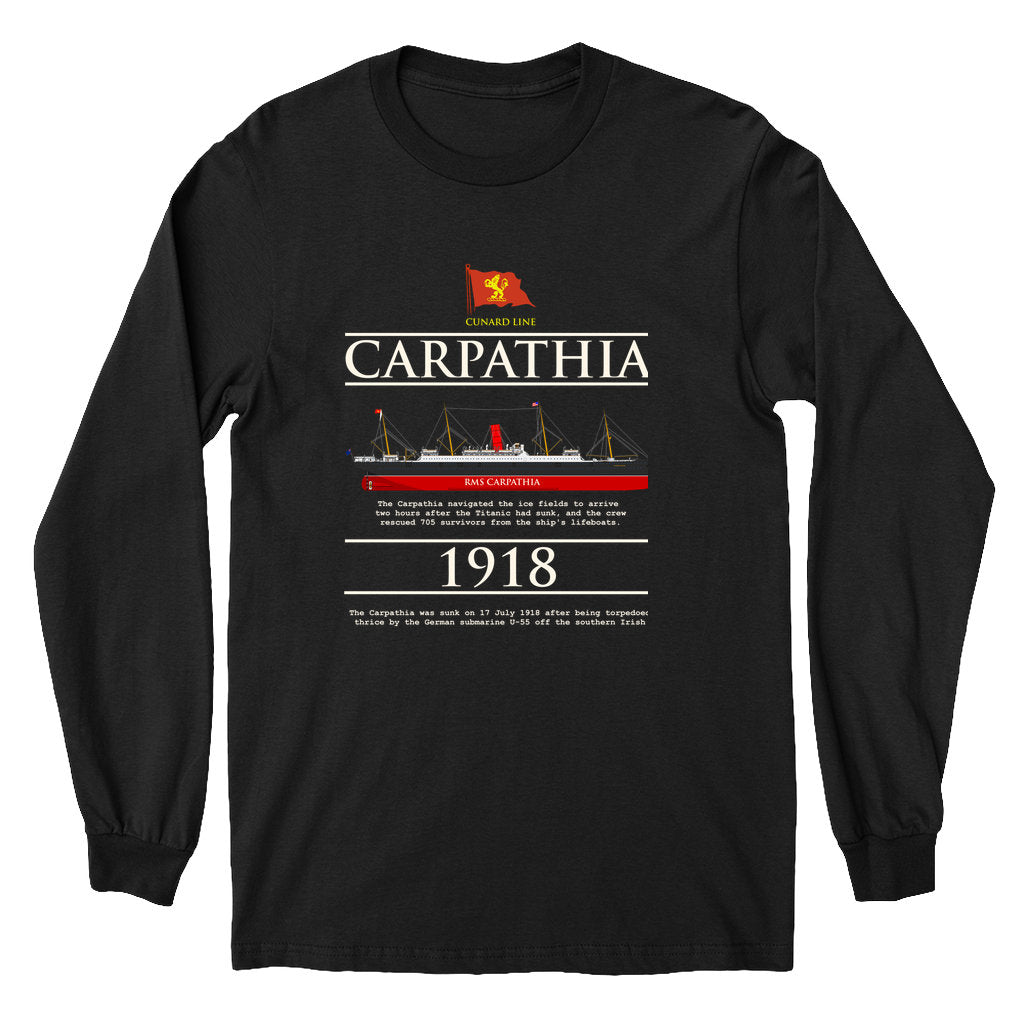 Carpathia shirt, Titanic custom t shirt - long sleeve tshirt for boys and girls, custom kids Titanic clothes ocean theme party tee