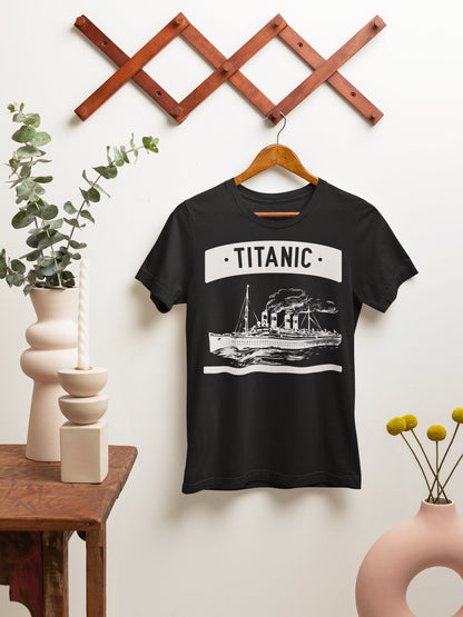 Titanic rare vintage print t shirt, big brother shirt - history buff t-shirt, personalized gift for boy & girl