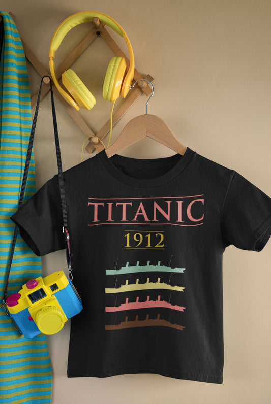 T-shirt Titanic 1912 in color design - vintage t shirt, Titanic shirt for boyfriend & girlfriend, personalized gift for couple