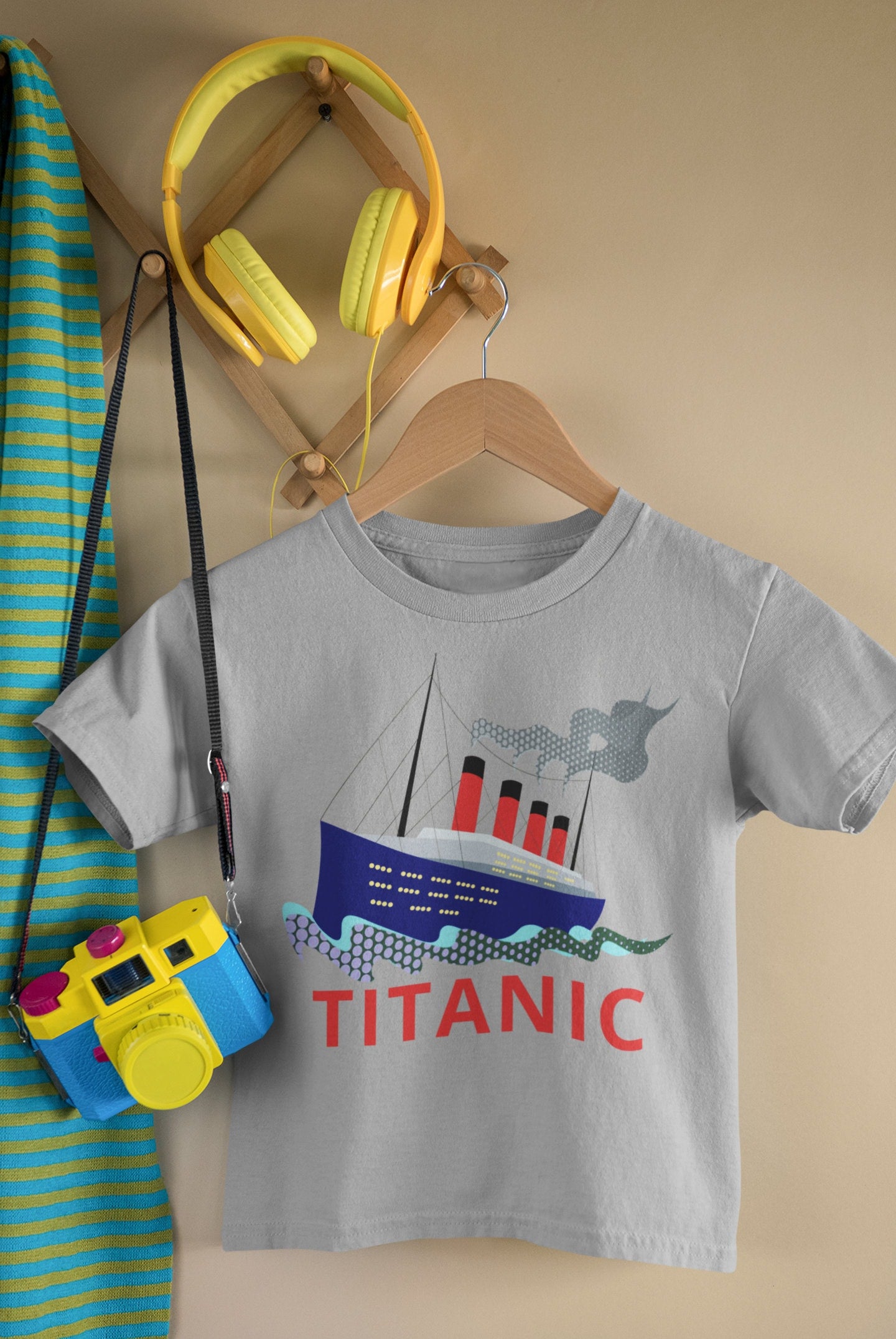 Adventure t shirt, summer cruise t-shirt for boy, Titanic tee 2-10 years old