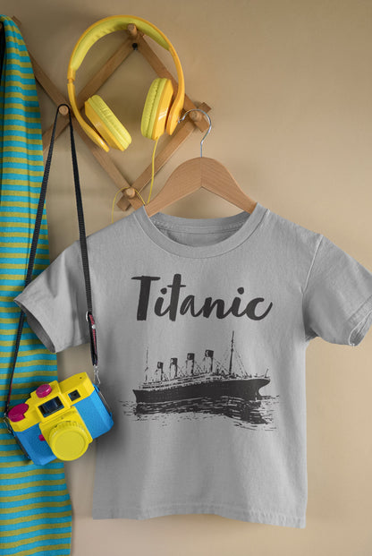 Vintage clothing Titanic, kid's 2-10 years travel shirt, Titanic party gift boy, movie t shirts