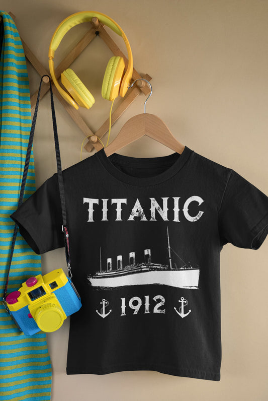 Titanic 1912 with anchors shirt, Vintage t-shirt for her and for him, tee shirt for  boyfriend and girlfriend