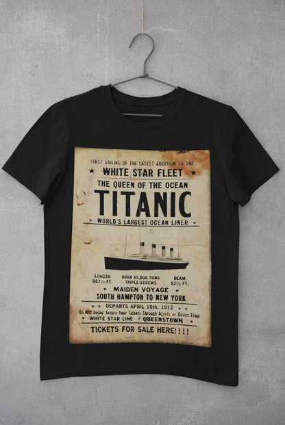 White Star Line t-shirt, Titanic vintage tee - 6 year old boy gift, custom kid shirt - Titanic party gift for history lover