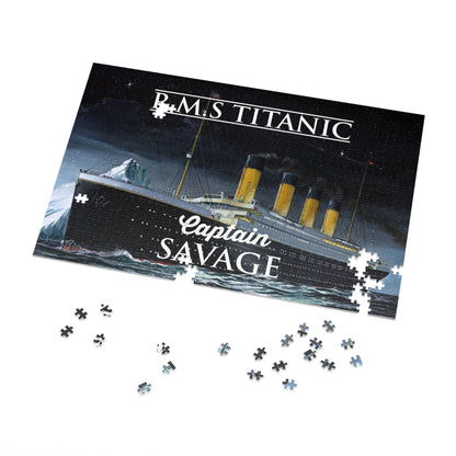 Jigsaw puzzle personalized, the Titanic kids puzzle name - antique puzzle, metal box puzzle pictures (30, 110, 252, 500, 1000-piece)