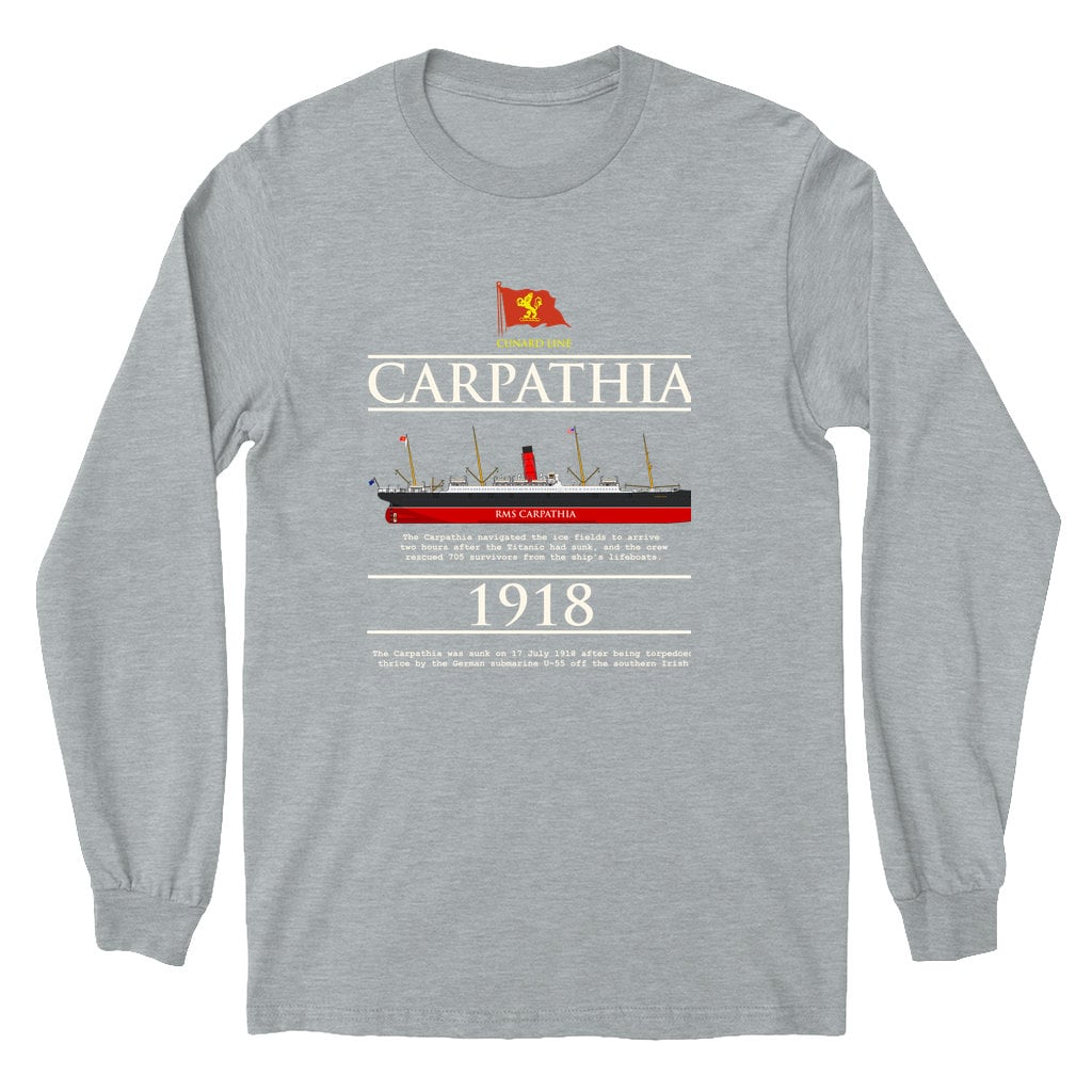 Carpathia shirt, Titanic custom t shirt - long sleeve tshirt for boys and girls, custom kids Titanic clothes ocean theme party tee