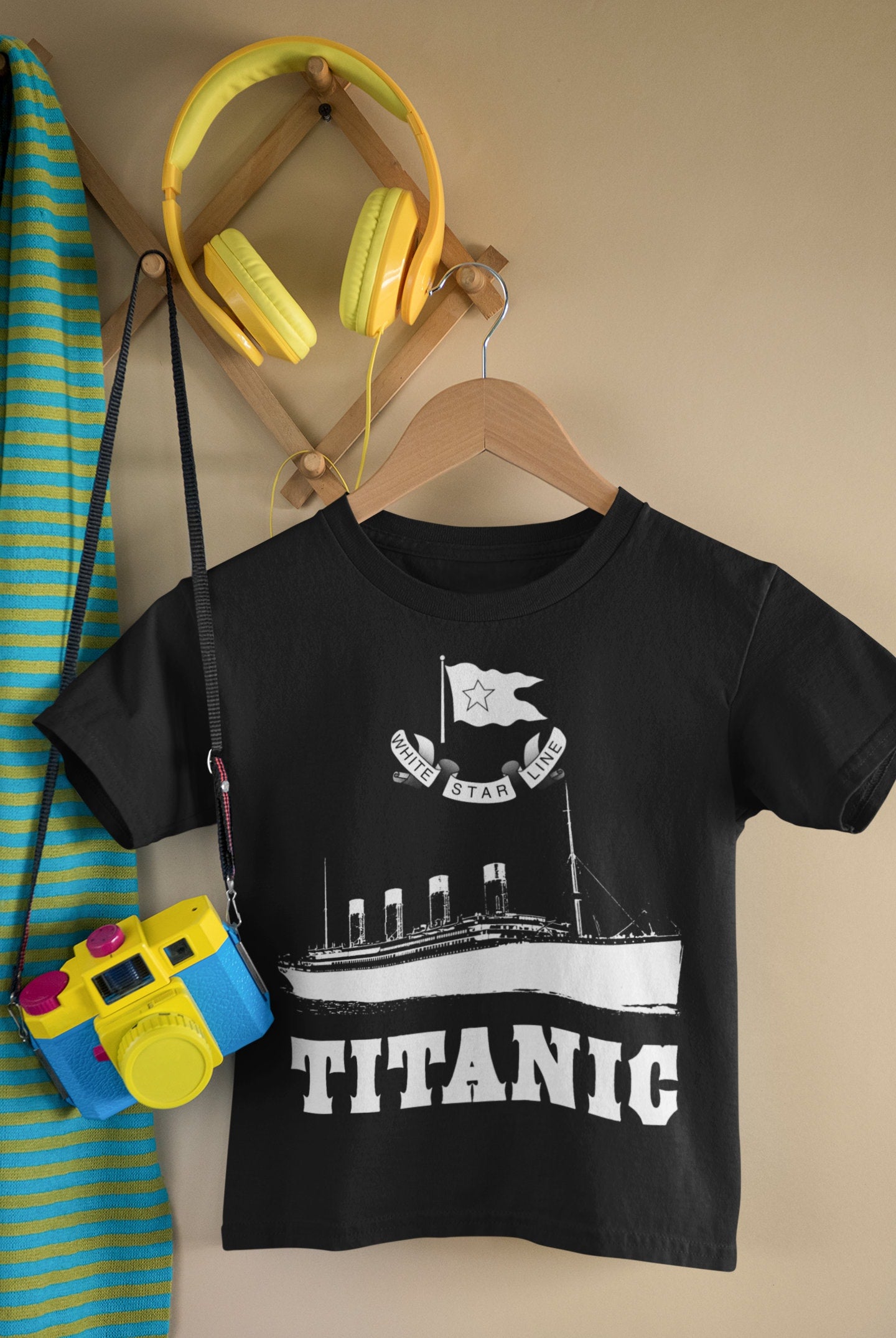 White star line shirt with retro Titanic print. adventure t shirt woman, adventure time shirt - Titanic lover gift,