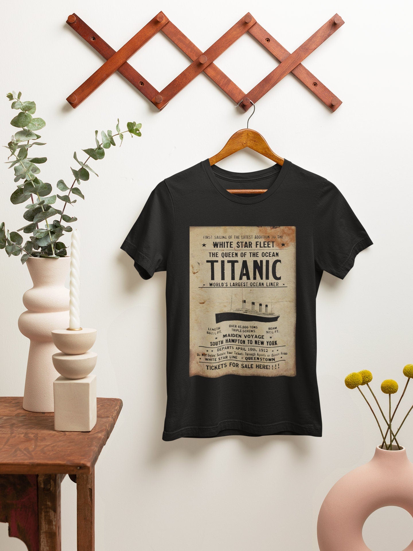 White Star Line t-shirt, Titanic vintage tee - 6 year old boy gift, custom kid shirt - Titanic party gift for history lover